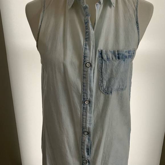 rag & bone Denim Button Down Dress - Picture 2 of 7